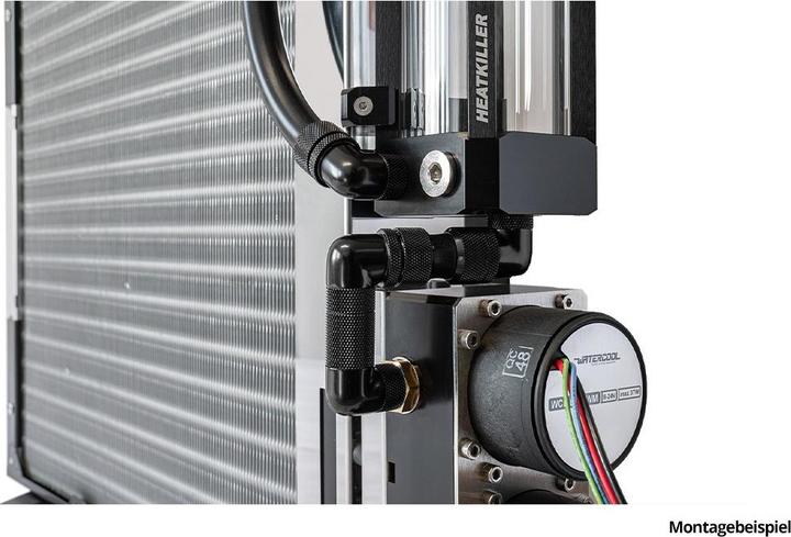 Actual product image Watercool MO-RA3 420 D5 dual pump attachment