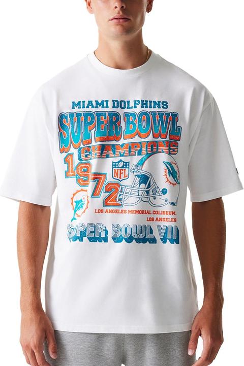 New Era NFL Shirt - SUPERBOWL Miami Dolphins weiss - M (M)