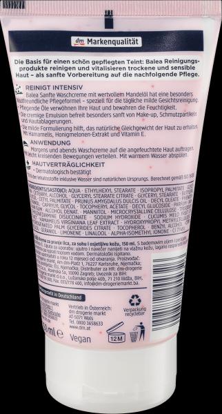 Produktbild dm Balea Waschcreme Sanft (Waschcrème, 150 ml)