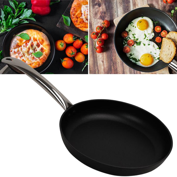 Produktbild Cepewa Bratpfanne 28 cm, Antihaftbeschichtung, Induktionsgeeignet (28 cm, Bratpfanne, Aluminium)