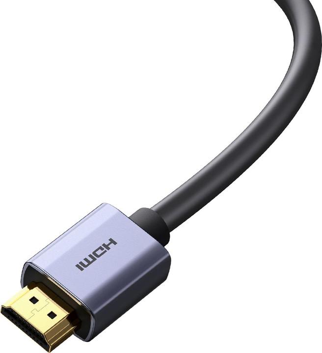 Actual product image Baseus High Definition HDMI 2.0 4K 60 Hz 1.5m Cable Black (WKGQ020101) (1.50 m, HDMI)