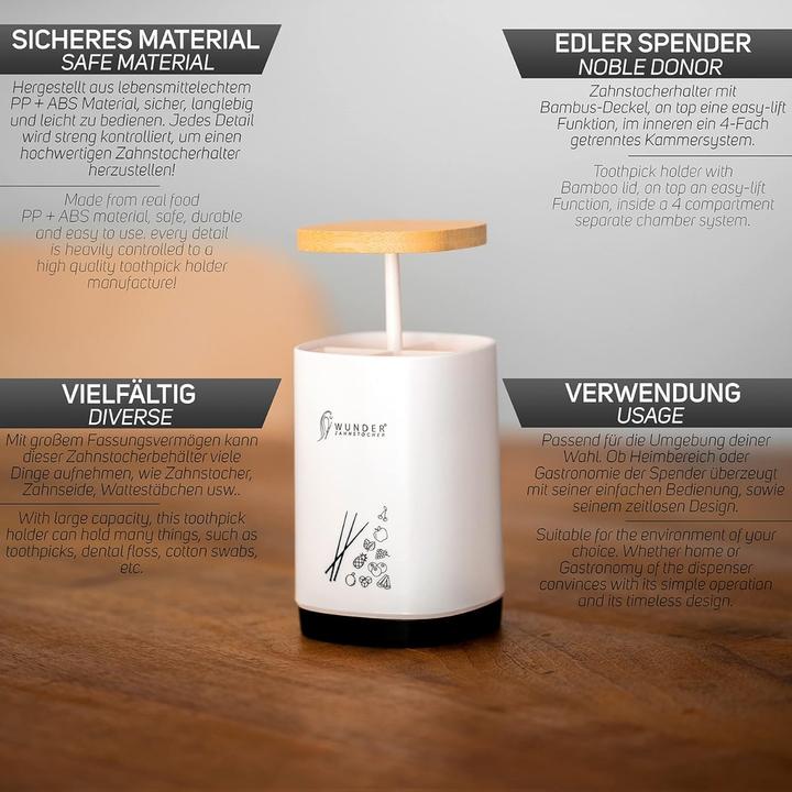 Produktbild Wunder Zahnstocher Zahnstocher-Spender Easy-Lift
