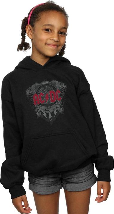 Immagine prodotto AC/DC Black Ice With Red Felpa con Cappuccio Ragazze (152, 158)
