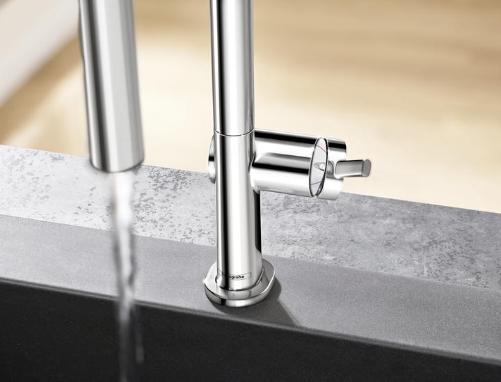 Produktbild hansgrohe Talis M54 Spültischmischer 210 (chrom), mit Ausziehbrause