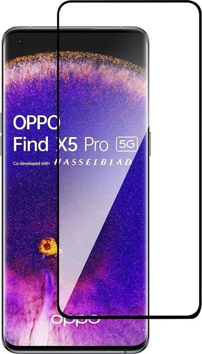 Image du produit Screenguard Oppo Find X5 Pro Full Screen Protection en verre blindé 2.5D 9H (1 pièce(s), Oppo Find X5 Pro)