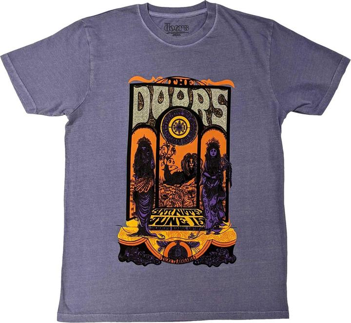 Produktbild The Doors Erwachsene Sacramento Verschönertes TShirt (S)