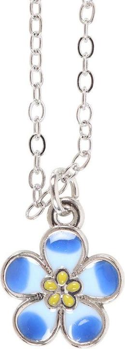 Produktbild Something Different Blumen Halskette Forget Me Not Set Edelstahl Karton (100% synthetisches Material)