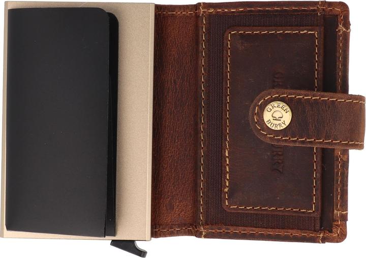Produktbild Greenburry Vintage Geldbörse RFID Schutz Leder 7.5 cm