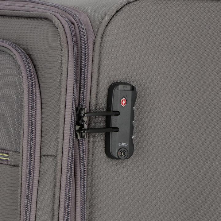 Actual product image D&N Travel Line 9704 4-wheel trolley L 78 cm with expansion fold (107 l, L (90 - 115l))