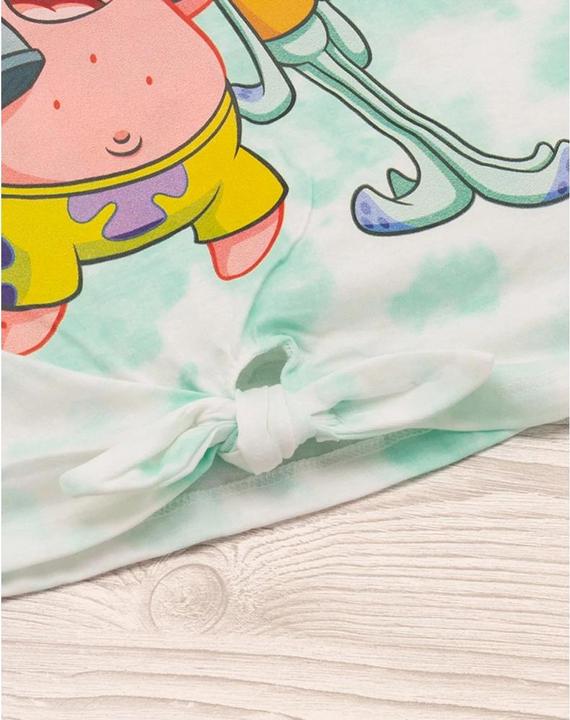 Immagine prodotto Spongebob Squarepants Top da ragazza con cravatta frontale (146, 152)