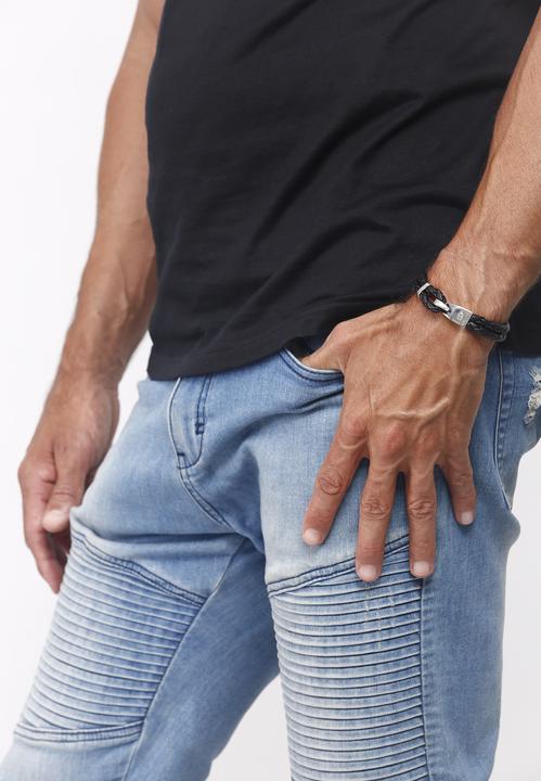 Immagine prodotto Kuzzoi Gancio (23 cm, Argento 925, Cuoio)