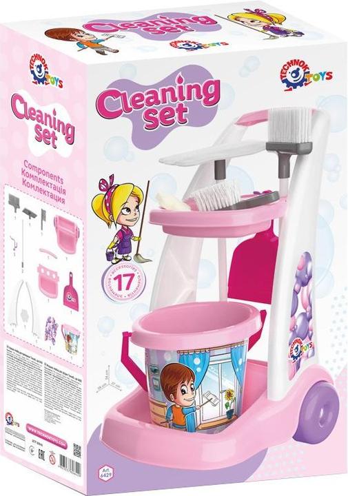 Actual product image Technok cleaning set with trolley