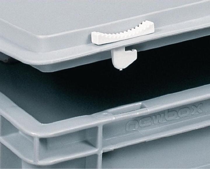 Produktbild Lockweiler Kunststoffkoffer L600xB400xH163 mm PP 1 Griff Schiebeverschluss grau 33 l (33 l)