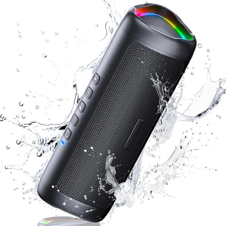 Image du produit Uohhboe Tragbarer Bluetooth-Lautsprecher (24 h, Fonctionnement sur batterie)