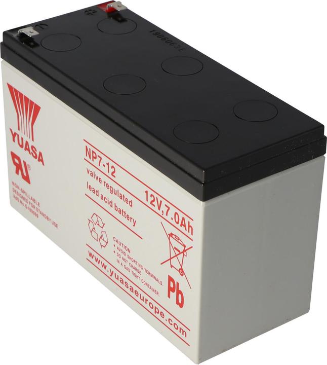 Immagine prodotto Yuasa Akku NP7-12 Akku NPW36-12, mit 4,8mm Kontakten (12 V, 7 Ah)