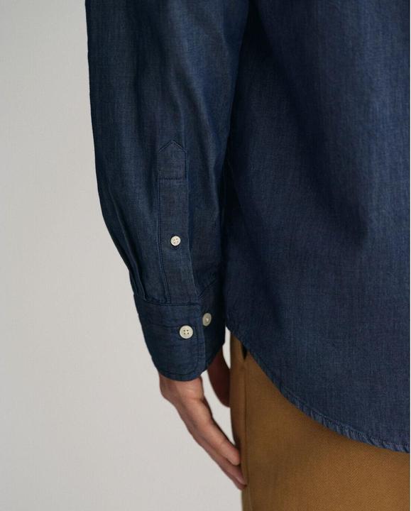 Actual product image GANT regular fit indigo hirt (S)