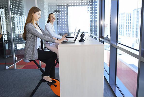 Produktbild Deskbike Desk Bike, weiss, weisser Rahmen gross