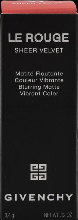 Actual product image Givenchy Le Rouge Sheer Velvet Matte Refillable Lipstick (027)