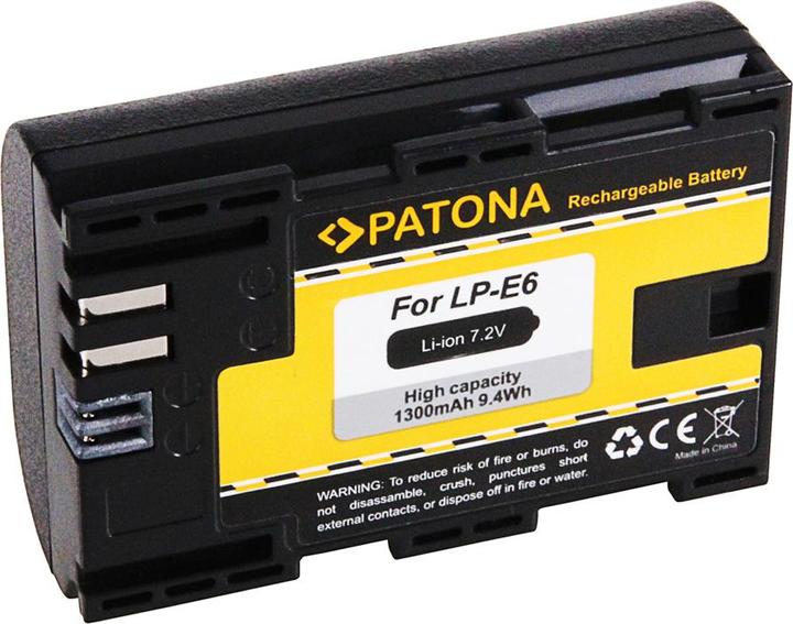Actual product image Patona Lp-E6 (Camera battery)