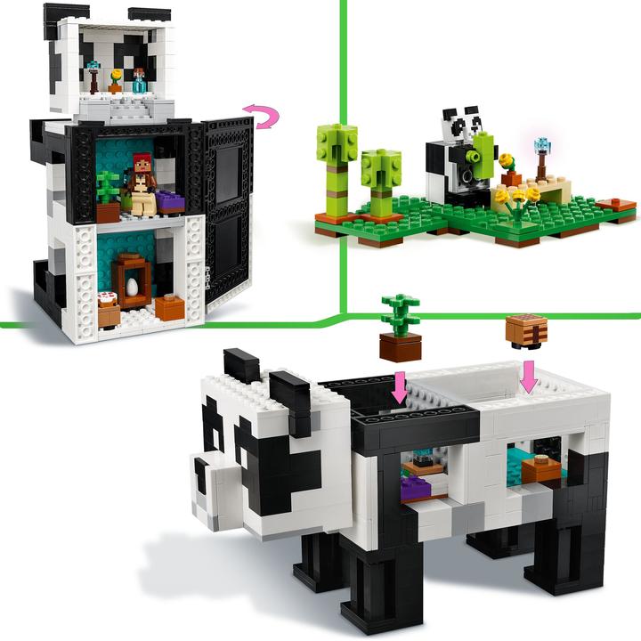 Actual product image LEGO The Panda House (21245, LEGO Minecraft)