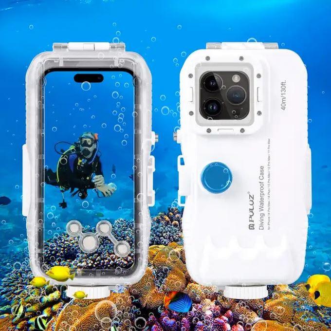 Immagine prodotto PhoneLook Coque Protection étanche PULUZ pour plongée et snorkeling à 40M grade IPX8 universelle (small) (Apple iPhone 15)