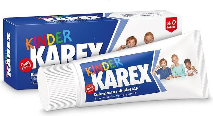Karex Kindertandpasta zonder fluoride (50 ml)