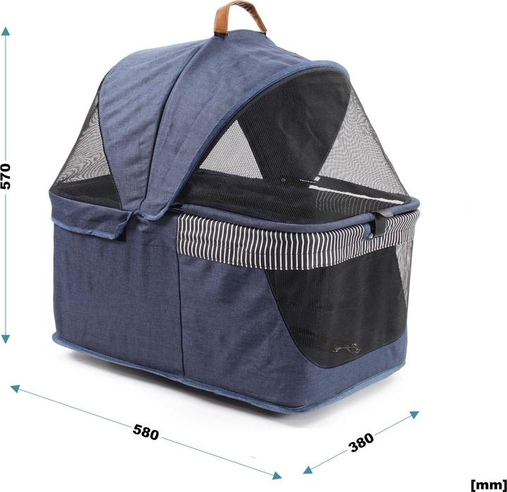 Produktbild Fudajo 2in1 Haustierwagen (Hund, Faltbar, Atmungsaktiv)