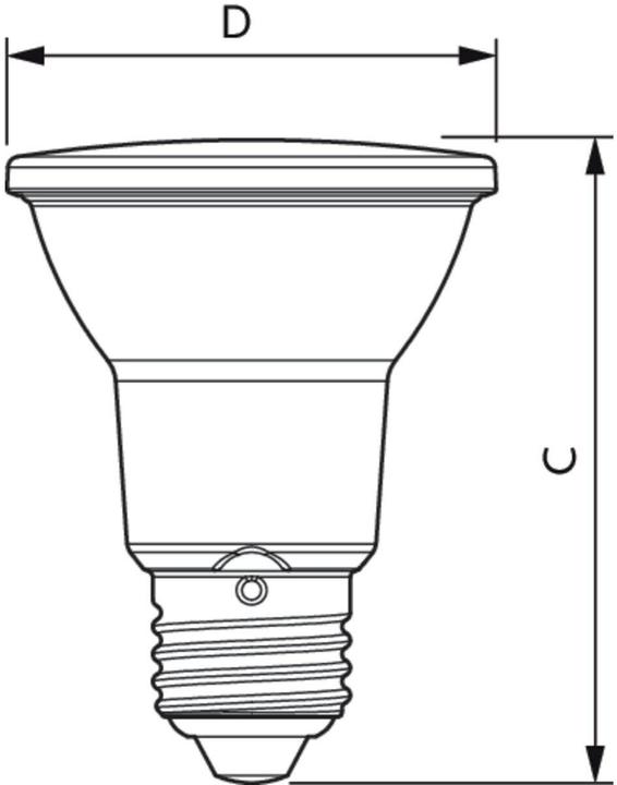 Actual product image Philips MAS LEDspot VLE 6-50W/927 PAR20 E27 40° dimmable EEK F (E27, 6 W, 500 lm, 1 x, F)