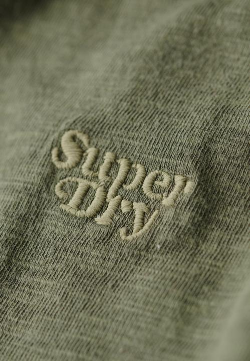 Immagine prodotto Superdry Strukturiertes T-Shirt mit V-Ausschnitt und Stickerei (8)