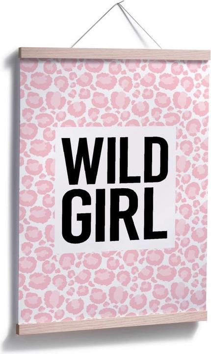 Produktbild Trenddeko Leopard - Wild Girl (40 x 50 cm)