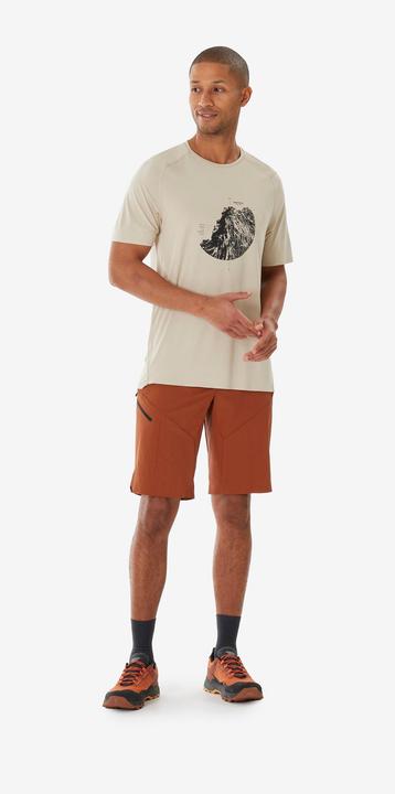 Actual product image Quechua Men's long hiking shorts - MH500 - Brown (40)