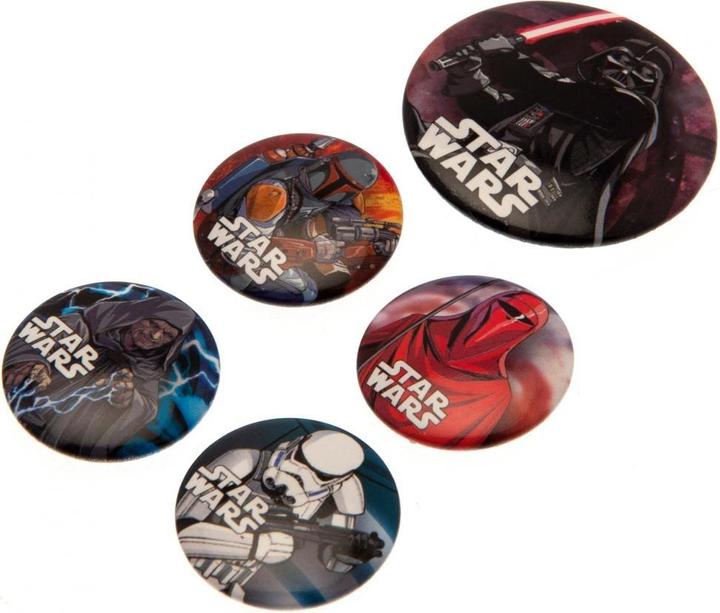 Produktbild Star Wars Ansteckerset Dark Side 5Erpack
