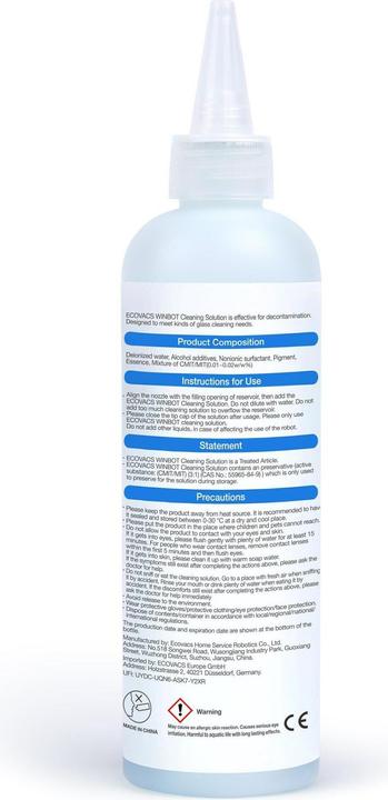 Immagine prodotto Ecovacs Soluzione detergente WINBOT 230 ml