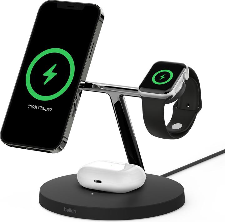 Productafbeelding Belkin BoostCharge Pro 3-in-1 Ladegerät mit MagSafe (15 W)