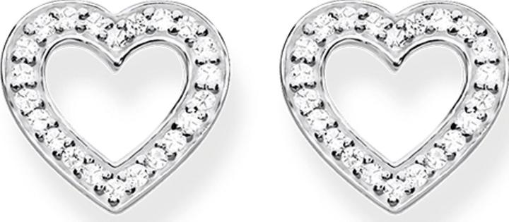 Thomas Sabo Ohrstecker Herzen Gross (925er Silber)