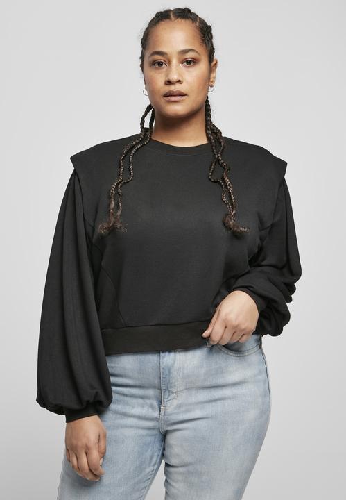 Image du produit Urban Classics Ladies Padded Shoulder Modal Terry Crewneck (4XL)