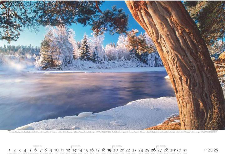 Image du produit Paradis sur Terre 2025 - Calendrier photo 70x50 cm - Nature & Paysage - calendrier mural de haute (50 x 70 cm, Couverture rigide, Allemand, Français, Anglais)