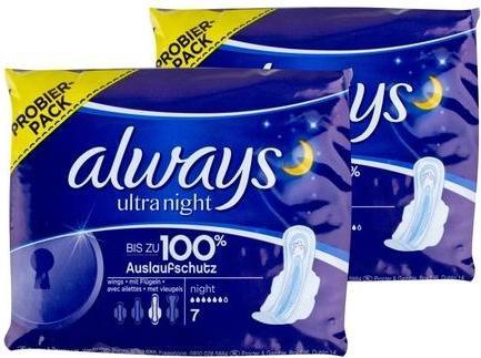 Actual product image Always Ultra 7's Night w. Wings - Bundle (1 x)