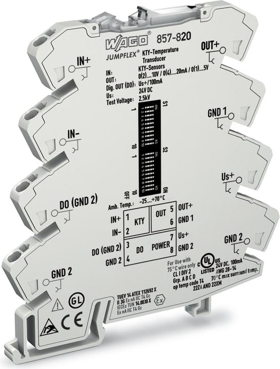 Wago KTY-Messumformer 857-820 1 St. (Messgerätkoffer)