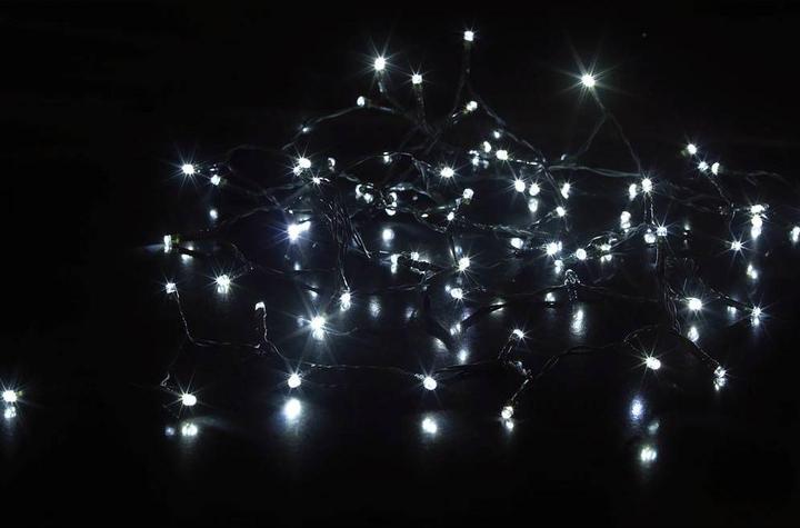 Produktbild Sygonix Solar-Lichterkette SY-5596928 LED Warmweiss, Kaltweiss Schwarz, Stand (10 m)