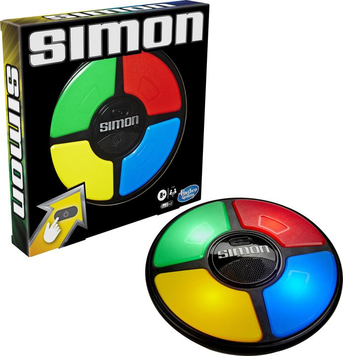 Hasbro Gaming Familienspiel Simon (Deutsch, Spanisch, Französisch, Portugiesisch, Englisch)