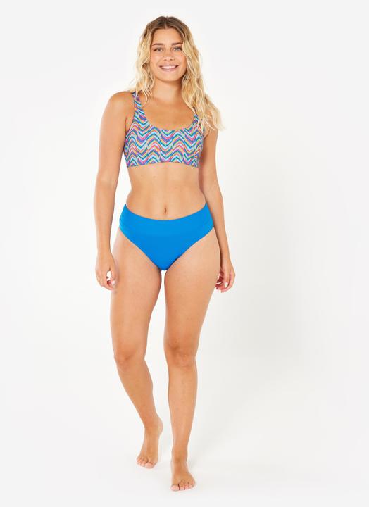 Image du produit Olaian Haut de maillot brassière surf Femme - Aurely pandor bleu rose et jaune (40)
