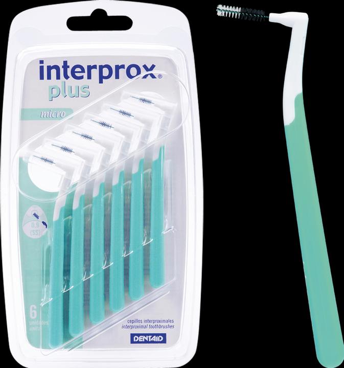 Image du produit Dentaid interprox plus micro vert Brosse interdentaire, 6 pces ZBU (6 x, 2.40 mm)