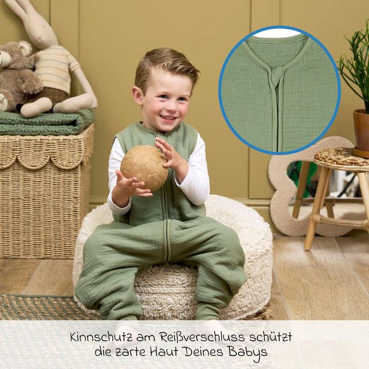 Produktbild Meyco Baby winter schlafoverall jumper - pre-washed musselin (92 cm)