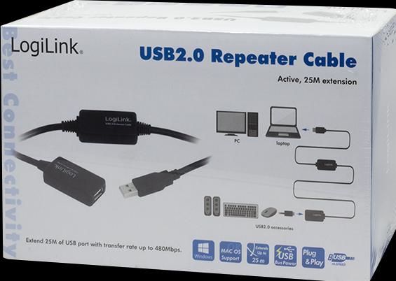 Immagine prodotto LogiLink USB A - A (25 m, USB 2.0)