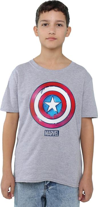 Immagine prodotto Captain America Maglietta Drip Shield per bambini/ragazzi (152, 158)