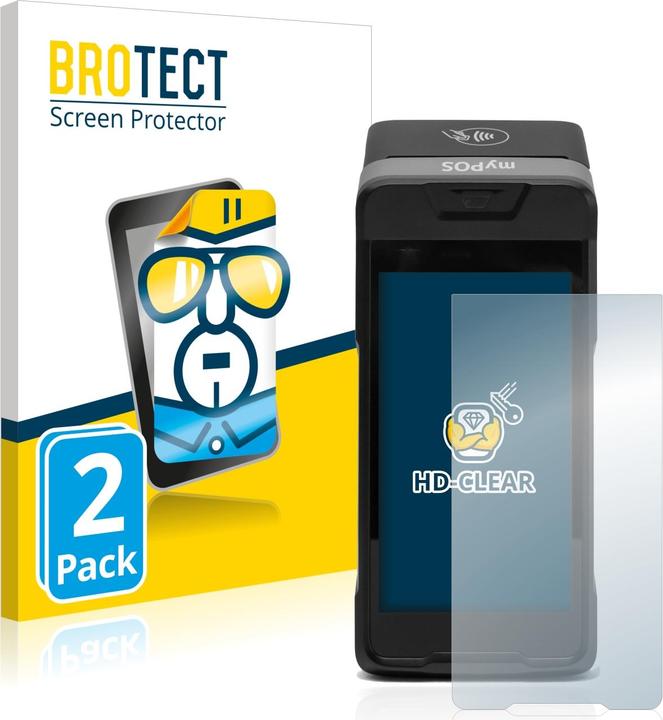 Produktbild BROTECT Schutzfolie Displayschutz Klar (2 Stück, Carbon 1 MK II)