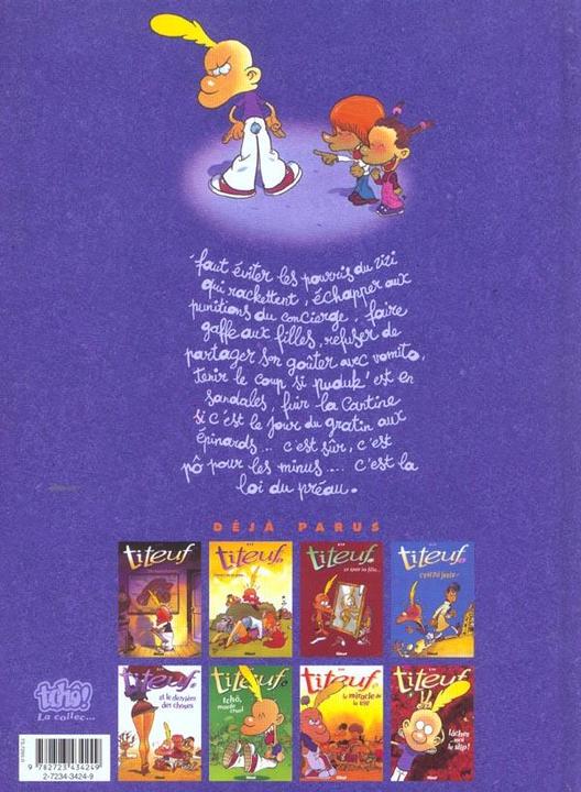 Produktbild Titeuf 9. La loi du préau (Französisch, Zep, 2002)