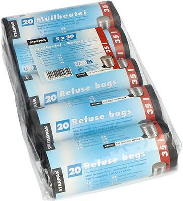 Actual product image Starpak Bin liners (100 x, 35 l)