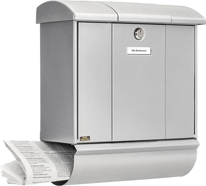 Actual product image Burg Wächter sheet metal mailbox setOLYMPSET9160